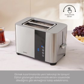 Resim Karaca Dijital Göstergeli Inox Ekmek Kızartma Makinesi 