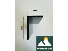 Resim Plastik Köşebent L Profil | Pakette 4 Adet | 60 x 90 mm | Çift Cidar- Yüksek Dayanım 