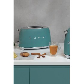 Resim smeg 50's Style Mat Storm Blue® Ekmek Kızartma Makinesi Special Edition 