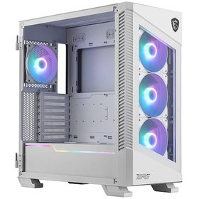 Resim MSI Mpg Velox 100r 4x120mm Argb Fan Temperli Cam Usb 3.2 Type-c Atx Mid-tower Beyaz Gaming (OYUNCU) 