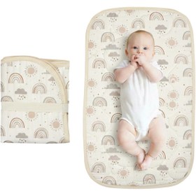 Resim Modakids Su Geçirmez Alt Açma Minderi Bakım Pedi Örtüsü Bebek Bezi Değiştirme Matı 