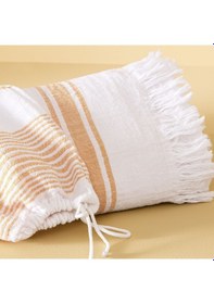 Resim Taç Butik Pamuk Bodrum Keseli Peştamal Turuncu 000000001500222399 Turuncu 