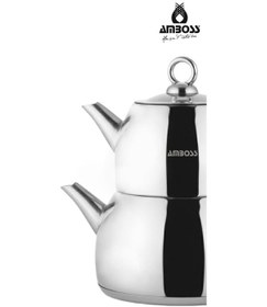 Resim Viventea 4 Parça Paslanmaz Çelik Orta Boy Çaydanlık Gri 