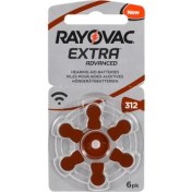 Resim Rayovac Extra 312 Numara Kulaklık Pili 6'lı 