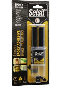 Resim Selsil Epoxy Syrınge Adhesive Şırınga Epoksi Yapıştırıcı 28gr. Al 