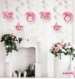 Resim Team Bride Spiral Sarkıt Süs 6'Lı 