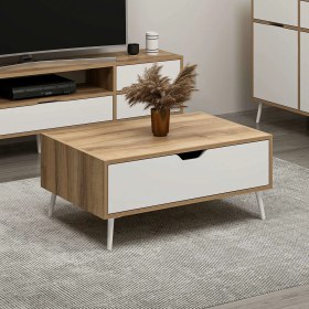 Resim Elina Ayaklı Orta Sehpa - Dore/beyaz Çok Renkli 