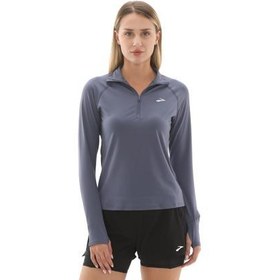 Resim Brooks Dash 1-2 Zip 3.0 Kadın Sweatshirt Lacivert 