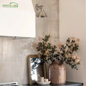 Resim Shinyhome 10/30 adet Ahşap Desenli Yapışkanlı Arka Duvar Karoları, 22.86cm x 29.97cm - Mutfak, Banyo, Duvarlar & Karavan için Kolay Uygulama Yapıştırıcısı 