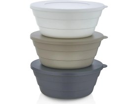 Resim Saint Belisama 6 Adet Plastik Saklama Kabı Kahvaltılık Çerezlik 350 ml 