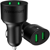 Resim Çift Usb Çıkışlı Dual Port QC 3.0 Hızlı Araç İçi Şarj Cihazı Tronsmart