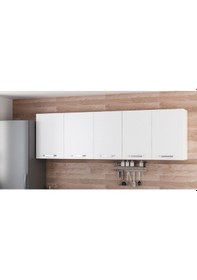 Resim Minar 235 Cm Mutfak Dolabı Beyaz 235-B1-Üst Modül Beyaz 