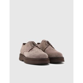 Resim İLVİ Aldin Hakiki Süet Deri Erkek Vizon Oxford Ayakkabı 