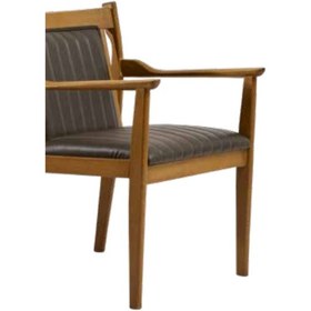 Resim Bengimobilya Sandalye Zus121 Dilim Model Tam Kolçak Ahşap Kayın Iskelet Suni D Ahşap 