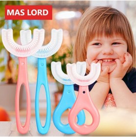 Resim Mas Lord U Şekli Bebek Diş Fırçası 2 Adet (6-12 YAŞ)(PEMBE PEMBE) 