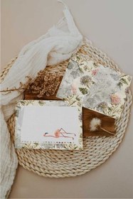 Resim Flamingo Desenli Teşekkür Kartı - 1000 Adet 