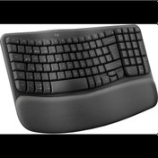 Resim Logıtech Wave, 920-012311, Kablosuz, Türkçe Q, Multimedya, Dolgu Bileklikli Klavye 
