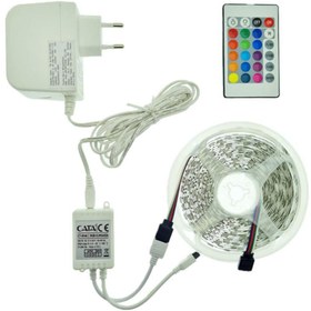 Resim ACIKO Makyaj Masası Için Rgb 3 Metre Adaptörlü Şerit Led Hazır Set 