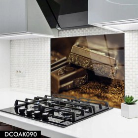 Resim Olinpa Cam Ocak Arkası Koruyucu | Çikolata Desenli 