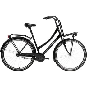 Resim Bisan Fluante C 28 Jant 52 cm Parlak Siyah Gri Şehir Bisikleti 