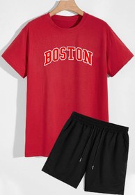 Resim trendypassion Boston Şort T-shirt Eşofman Takımı 