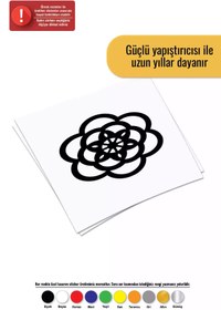 Resim Genel Markalar Papatya Çiçeği Sticker Oto Motor Laptop Duvar Folyo Sticker 50 X 55 Cm 