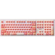 Resim Akko MonsGeek MG108B Bunny Apple RGB Kablosuz Hotswap Mekanik Oyuncu Klavyesi 