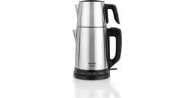 Resim 1800 W Paslanmaz Çelik Çay Makinesi, Şık ve Dayanıklı Tasarım 