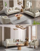 Resim AKKA SOFA İNEGÖL Bohem Koltuk Takımı %100 Gürgen 3-3-1 