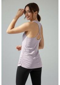 Resim Scorp Aura Sırt Detaylı Kadın Spor Atlet Lila Renkli 