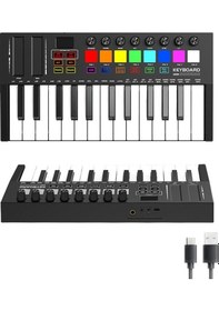 Resim Midex Referans Paket-6 Maxword Monitör Ses Kartı Cx1 Mikrofon Pad Controller Midi Klavye 