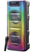 Resim KOÇAKELEKTRONİK Mikrofonlu Bluetooth Hoparlör Toplantı Parti Led Işıklı Sd Kart Fm Usb Girişli Speaker Kts-1713 