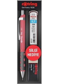Resim Rotring Tikky Okul Seti Uç+ Silgi Hediyeli Versatil Seti 0.7 Gül Kurusu 
