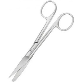 Resim Standart Makas 15 Cm Küt/sivri Eğri 