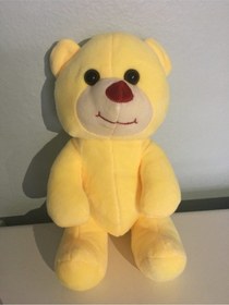 Resim Sevimli Ayıcık Peluş Oyuncak 24 Cm Sarı 