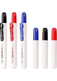 Resim Wrıtech W-0005wb Basmalı Jumbo Tahta Kalemi Kırmızı Refill - 12'li Kutu Siyah 