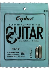 Resim Orphee Rx19 Elektro Gitar Teli 11-50 
