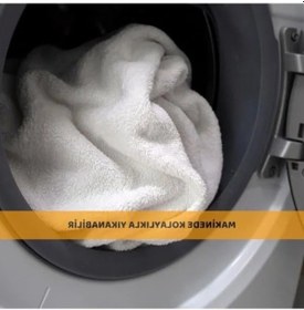 Resim Yıkanabilir Peluş Kedi Köpek Battaniyesi, Gri, 80x100 Cm 183 Açık Mavi 