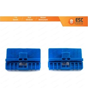 Resim Audi A3 96-03 A6 96-04 için 2 Adet Ön Kapılar Cam Kriko Klipsi N11.816 