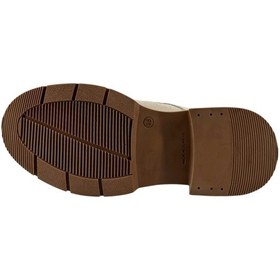 Resim Disparita 257001 Hakiki Süet Loafer Kadın Ayakkabı Bej Süet 