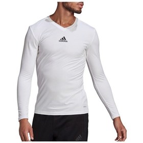 Resim Adidas Team Base Tee Erkek Futbol Uzın Kollu Antrenman Tişörtü Gn5676 Beyaz 