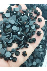 Resim CRYSTALSHOP Dmc Hotfix Ütü Ile Yapışan Taş Ss30 Siyah (720 ADET ~ 100 GRAM) 