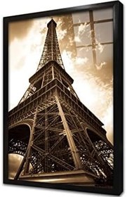 Resim Fransa Eyfel Kulesi Çerçeveli Cam Tablo 20x30 cm CA27436 