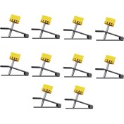 Resim Unncanny 10 Adet Set Manuel Karo Bulucu Duvar Karosu Yükseklik Düzenleyici Ayar Konumlandırıcı Düzleştirici Yükselen Inşaat Aletleri (Yurt Dışından) 