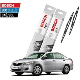 Resim Bosch , Toyota Corolla 2011 Model Silecek Takımı Bosch Eco Telli 