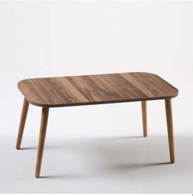 Resim Orta Sehpa Kr Ahşap Torna Ayak Ceviz 