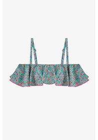 Resim Penti Renkli Kız Çocuk Ditsy Bandeau Bikini Takımı 