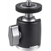 Resim Neevoyu Alüminyum Mini Kafa Platformu - 1/4 Vida Bağlantısı - 3 Kg Yük Kapasitesi - Siyah 