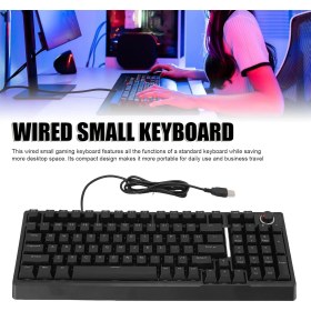 Resim CoverZone Kompakt Kablolu Rgb Oyuncu Klavyesi –%80 Boyut Ergonomik Tasarım, Mekanik Hissiyatlı Sessiz Tuşlar, LED Arka Aydınlatma, Plug & Play, Windows ve Mac Uyumlu | G500X 