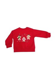 Resim Çikoby Bebek Yılbaşı Temalı Sweatshirt-15303 Kırmızı 